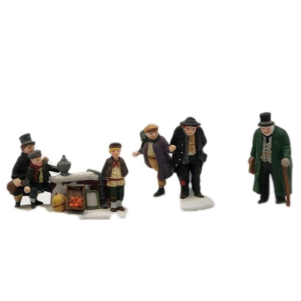 Department 56 Oliver Twist Heritage Village 5554-9 Set Of 3 Original Box VTG